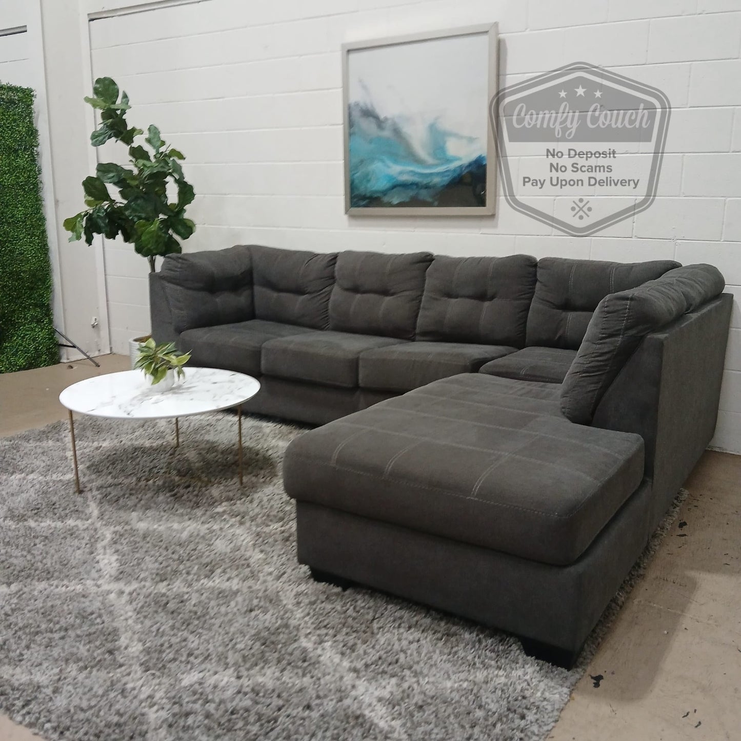 🛋️Right Ashley’s Pitkin Sectional Sofa (Delivery Available!! )