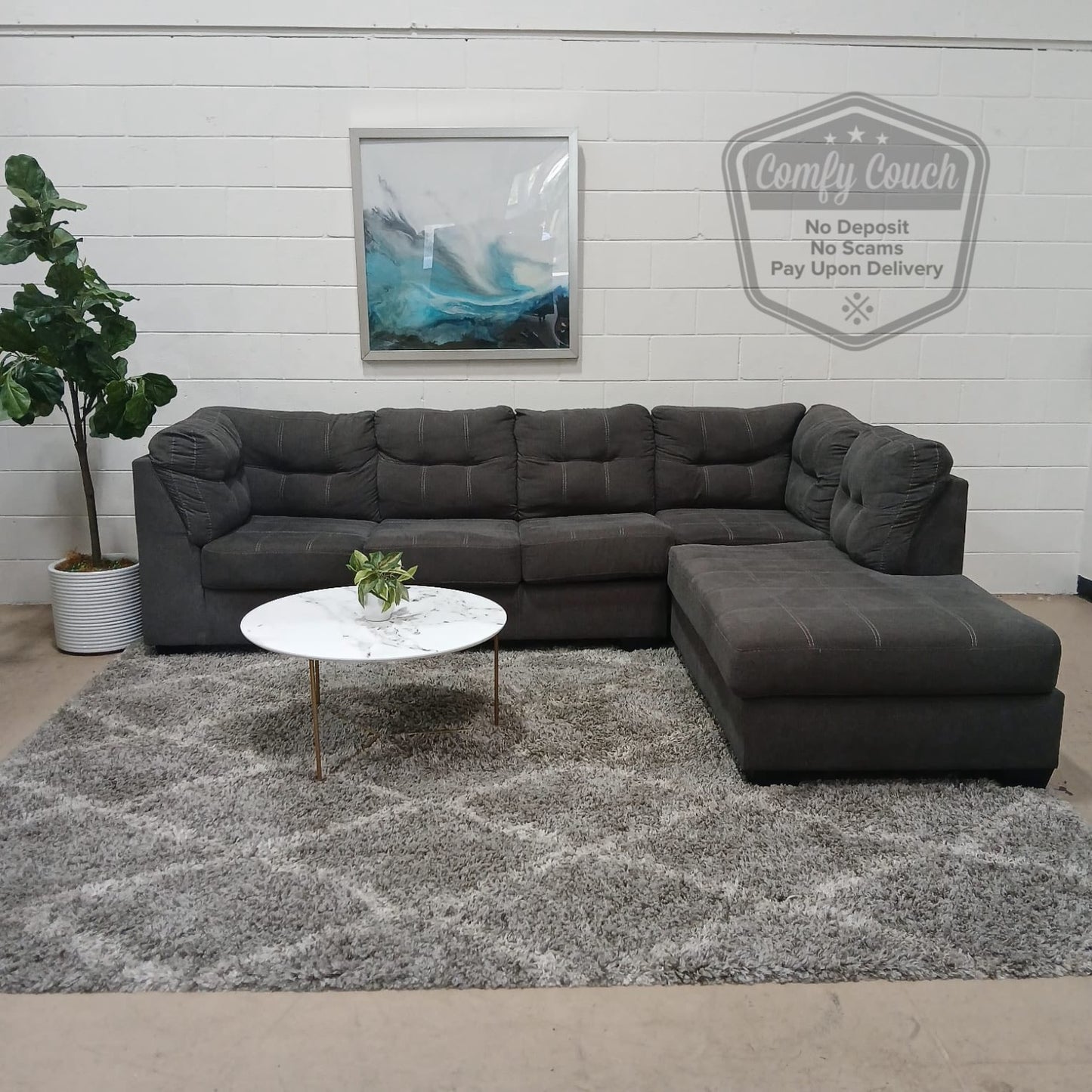 🛋️Right Ashley’s Pitkin Sectional Sofa (Delivery Available!! )