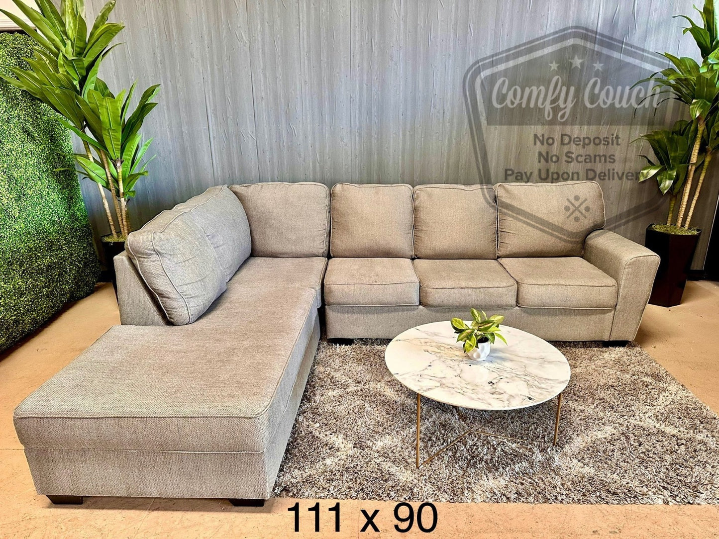 🛋️Gray Sectional Sofa (Delivery Available!! )