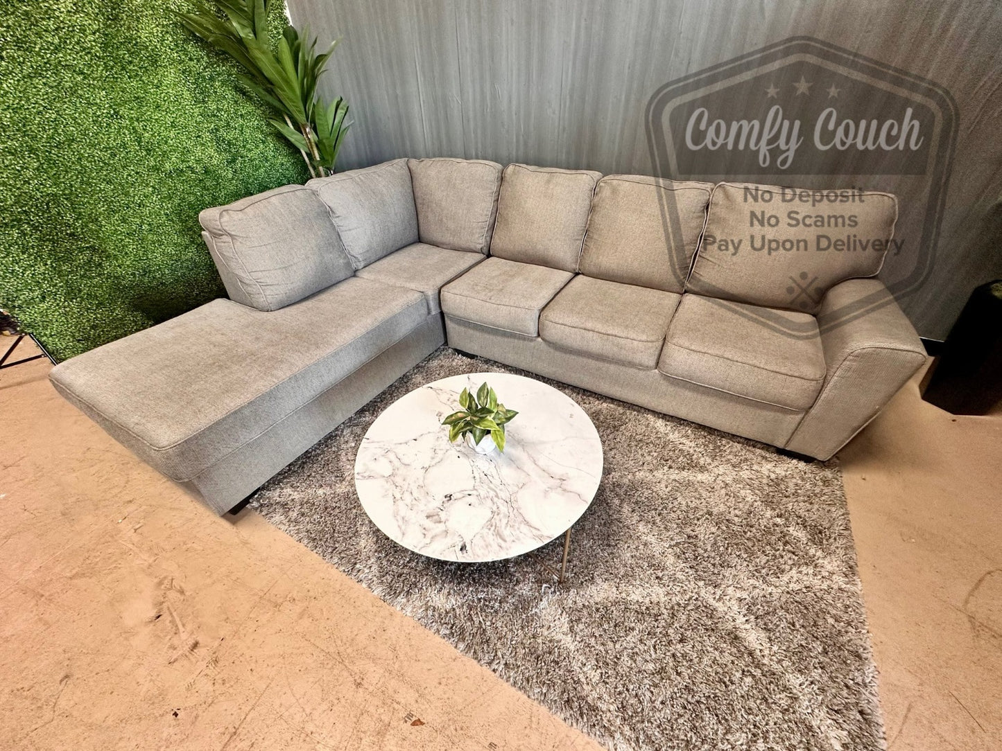 🛋️Gray Sectional Sofa (Delivery Available!! )
