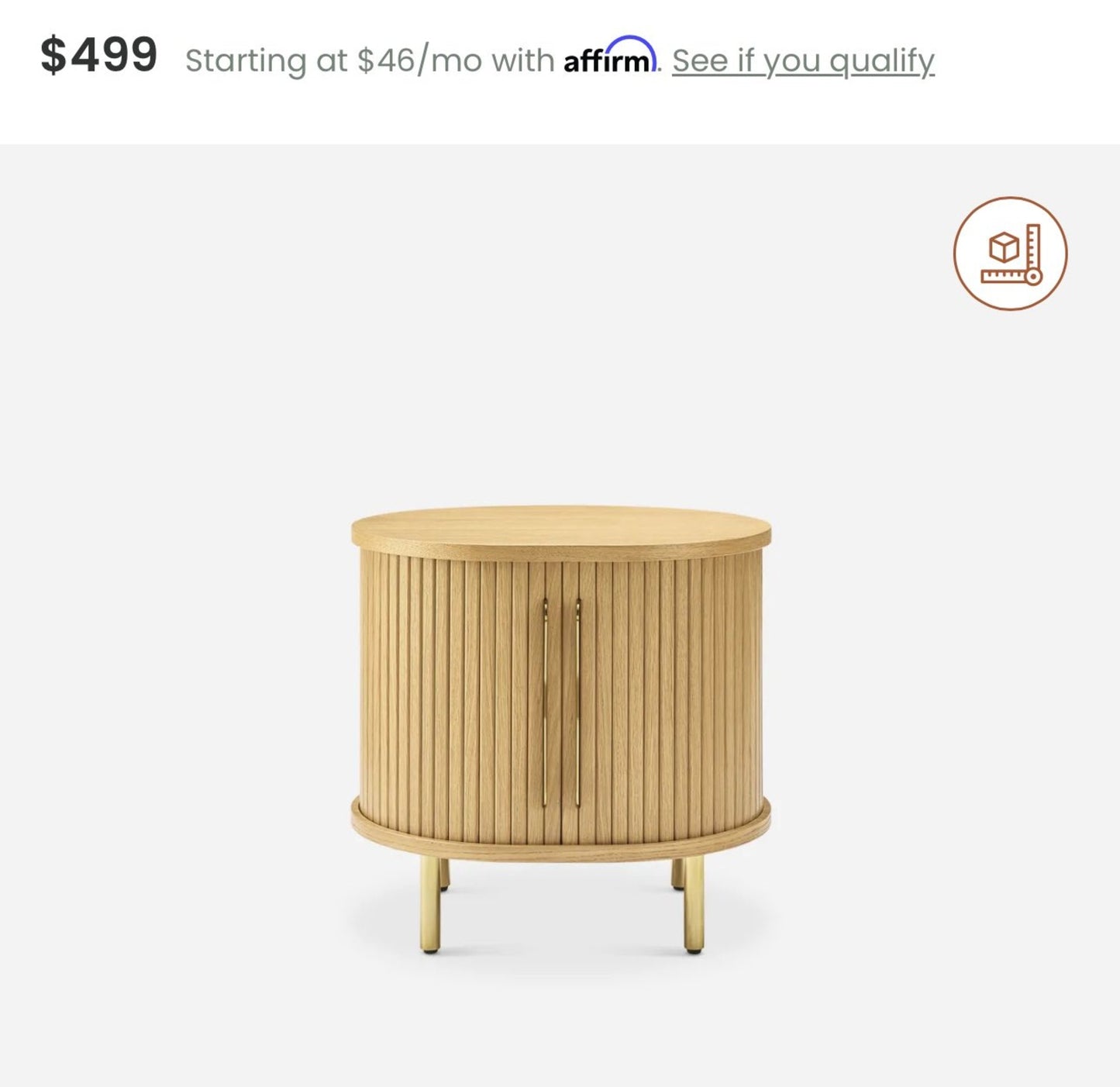 💎Castlery - Harper Curved TV Console & Side Table! (Delivery Available!! )