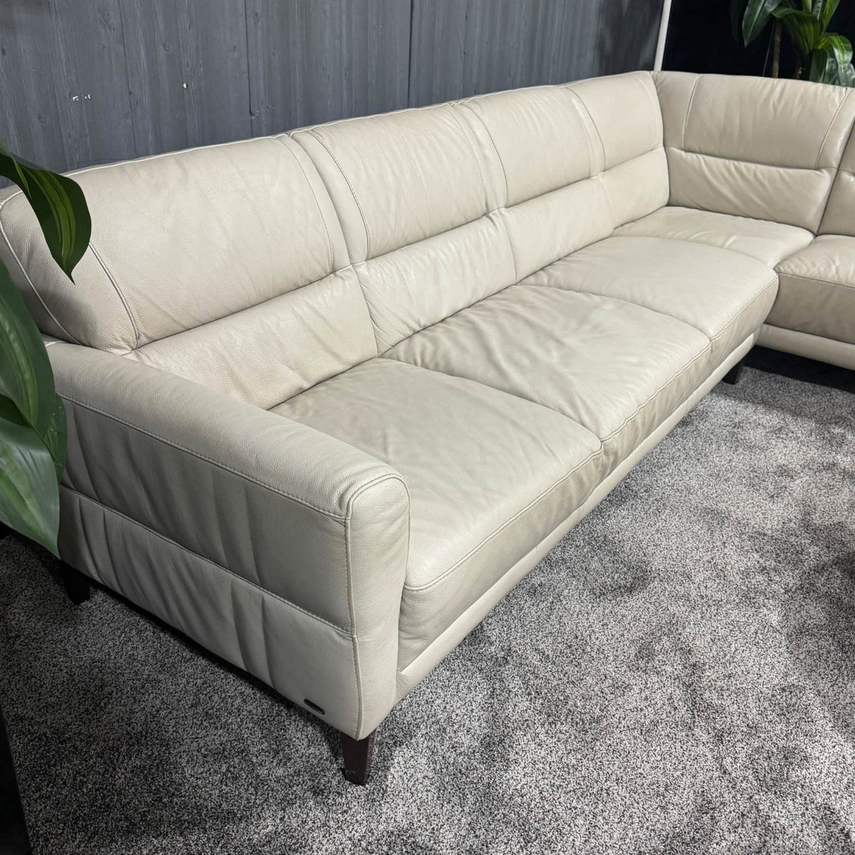 Cream Natuzzi Sectional Sofa (Delivery Available!! )