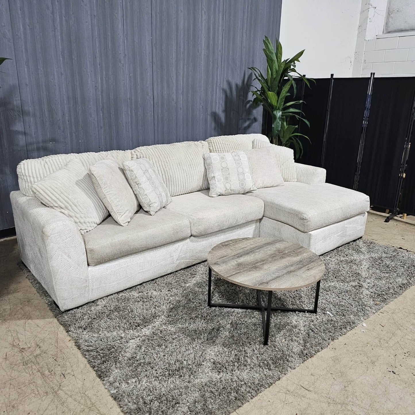 Bestie Corduroy Sectional Sofa (Delivery Available!! )