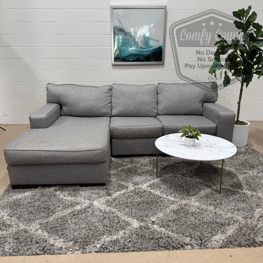 🛋️ Comfy Gray Sectional Sofa w/ Chaise (Delivery Available!! )