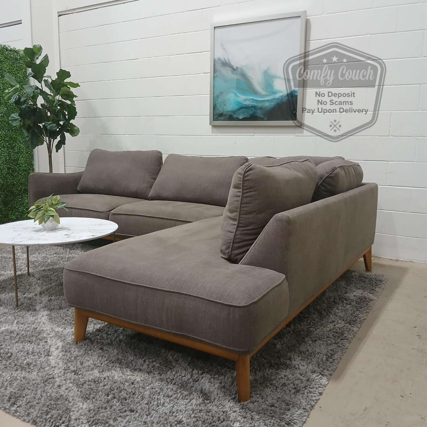 🛋️Gray Sectional Sofa - High Quality (Delivery Available!! )