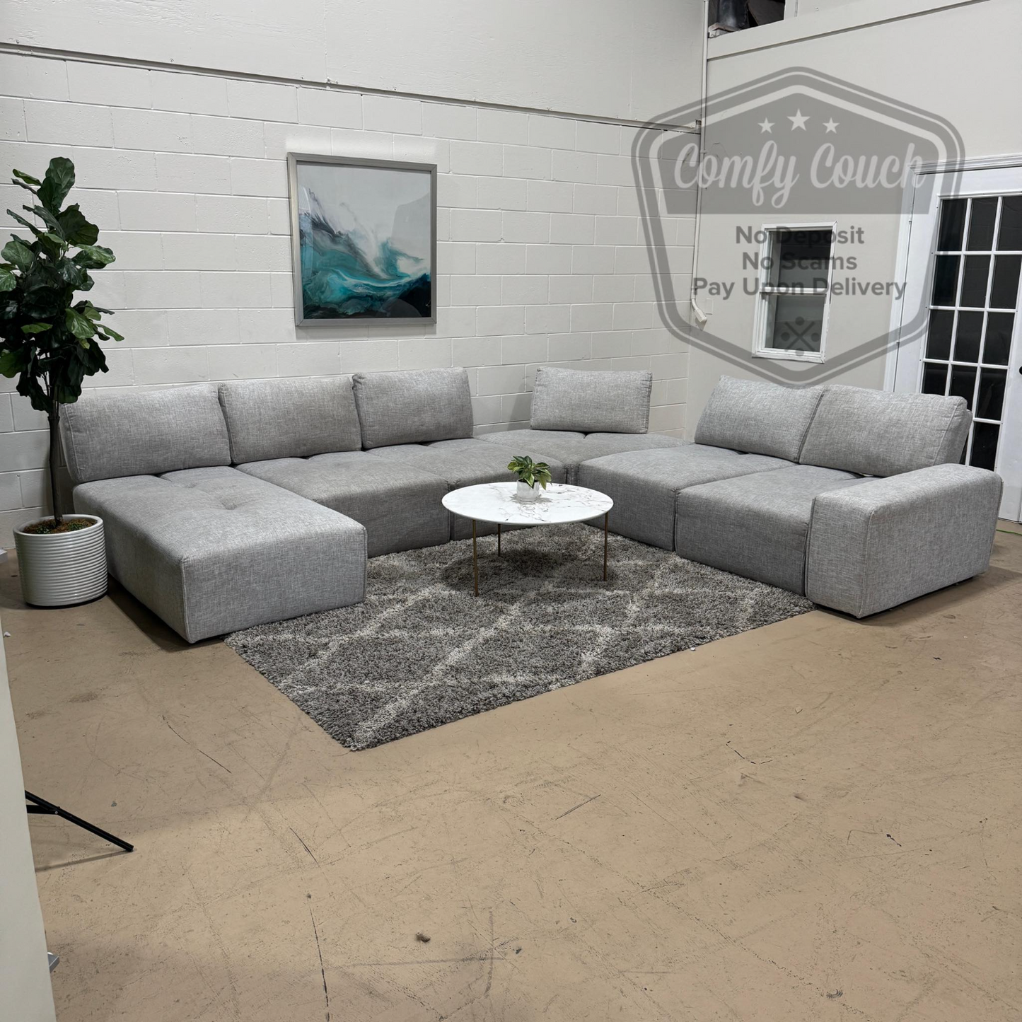 🛋️Modular Ushaped Sectional (Delivery Available!! )