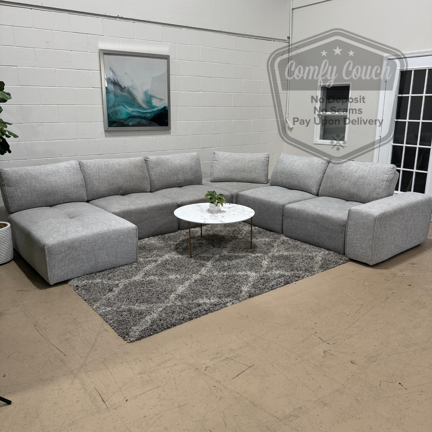 🛋️Modular Ushaped Sectional (Delivery Available!! )