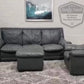 💎 Nicoletti Italian Leather Sofa Set w/ ottoman (Delivery Available!! )