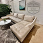 🛋️Haverty’s Beige Double Chaise Sectional (Delivery Available!! )