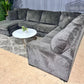 🛋️Charcoal Ushaped Sectional Sofa (Delivery Available!! )