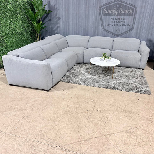 🛋️Comfy Gray Reclining Sectional (Delivery Available!! )