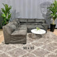 🛋️ Small Charcoal Sectional (Delivery Available!! )