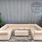 🛋️ Huge Tufted Sectional & Ottoman w/ Storage (Delivery Available!! )