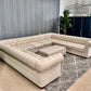 🛋️ Huge Tufted Sectional & Ottoman w/ Storage (Delivery Available!! )