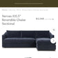 🛋️ Brand New Poly& Bark Blue Sectional (Delivery Available!! )