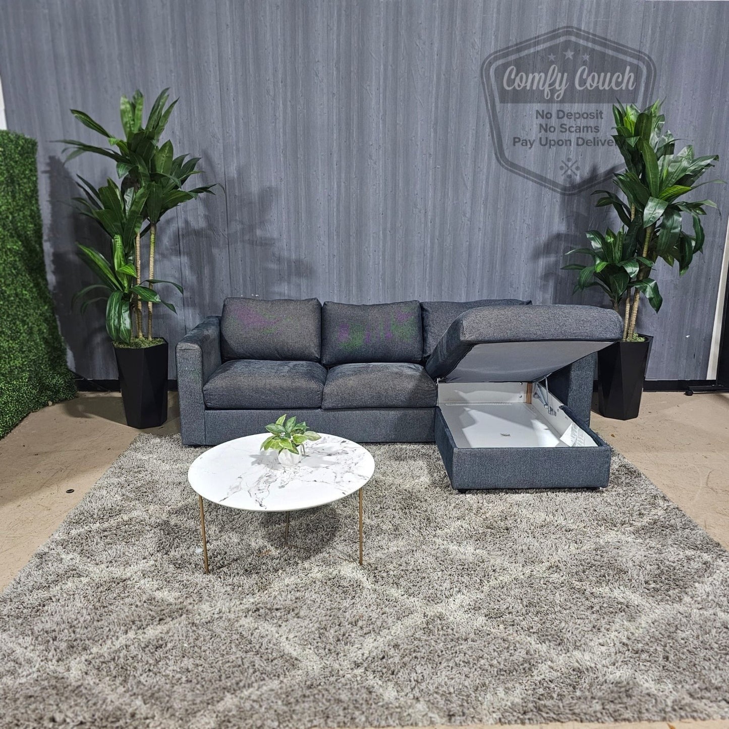 🛋️ Small Jean-like Sectional w/ Storage (Delivery Available!! )