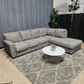 🛋️ Gray Fabric Sectional Sofa (Delivery Available!! )