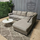 🛋️ Gray Fabric Sectional Sofa (Delivery Available!! )
