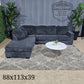🛋️ Ashley’s Charcoal Sectional Sofa (Delivery Available!! )