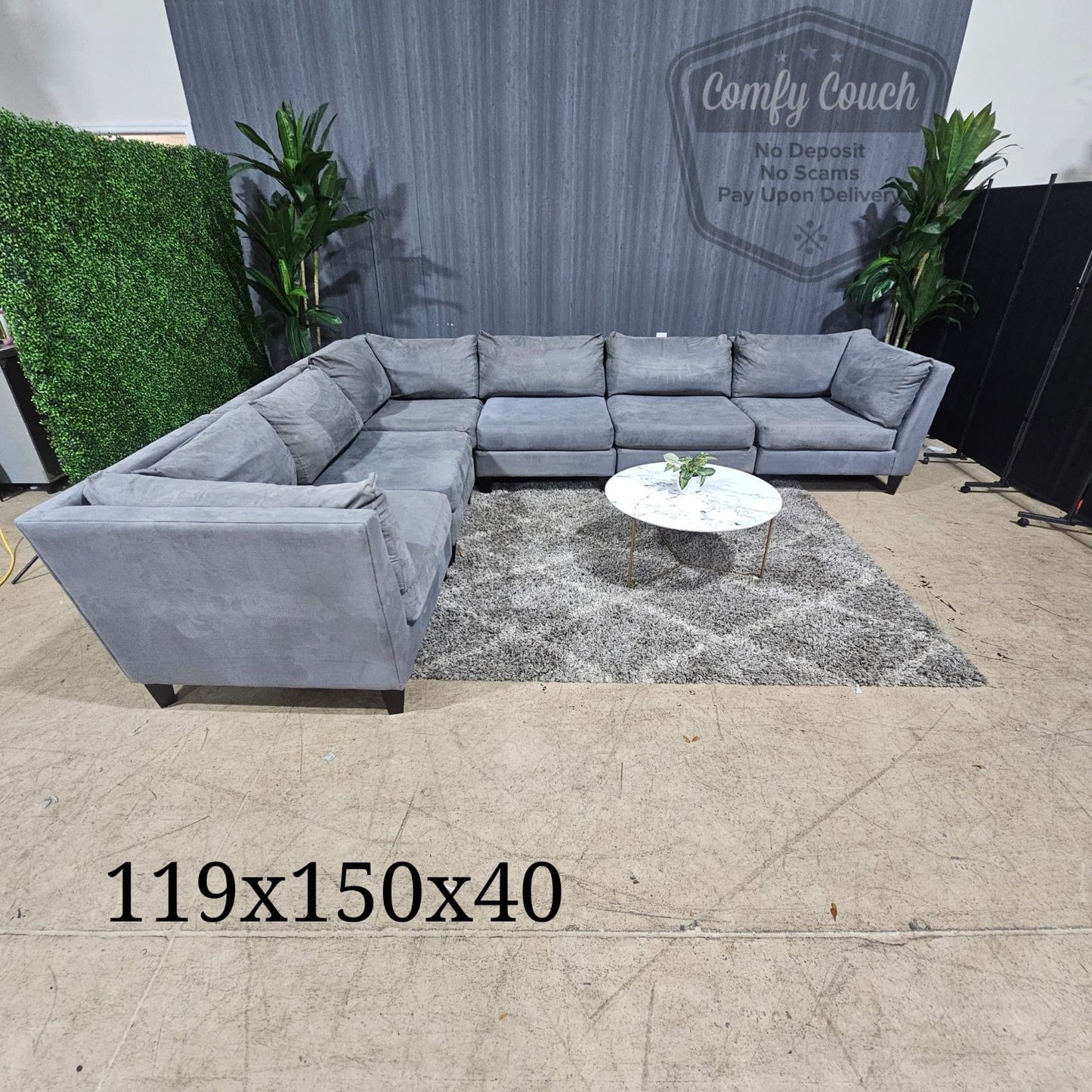 🛋️ Huge Modular Sectional Sofa (Delivery Available!! )