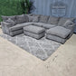🛋️ Ushaped Sectional w/ pullout bed & Ottoman w/ Storage (Delivery Available!! )