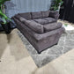 🛋️Fluffy Charcoal Sectional Sofa (Delivery Available!! )