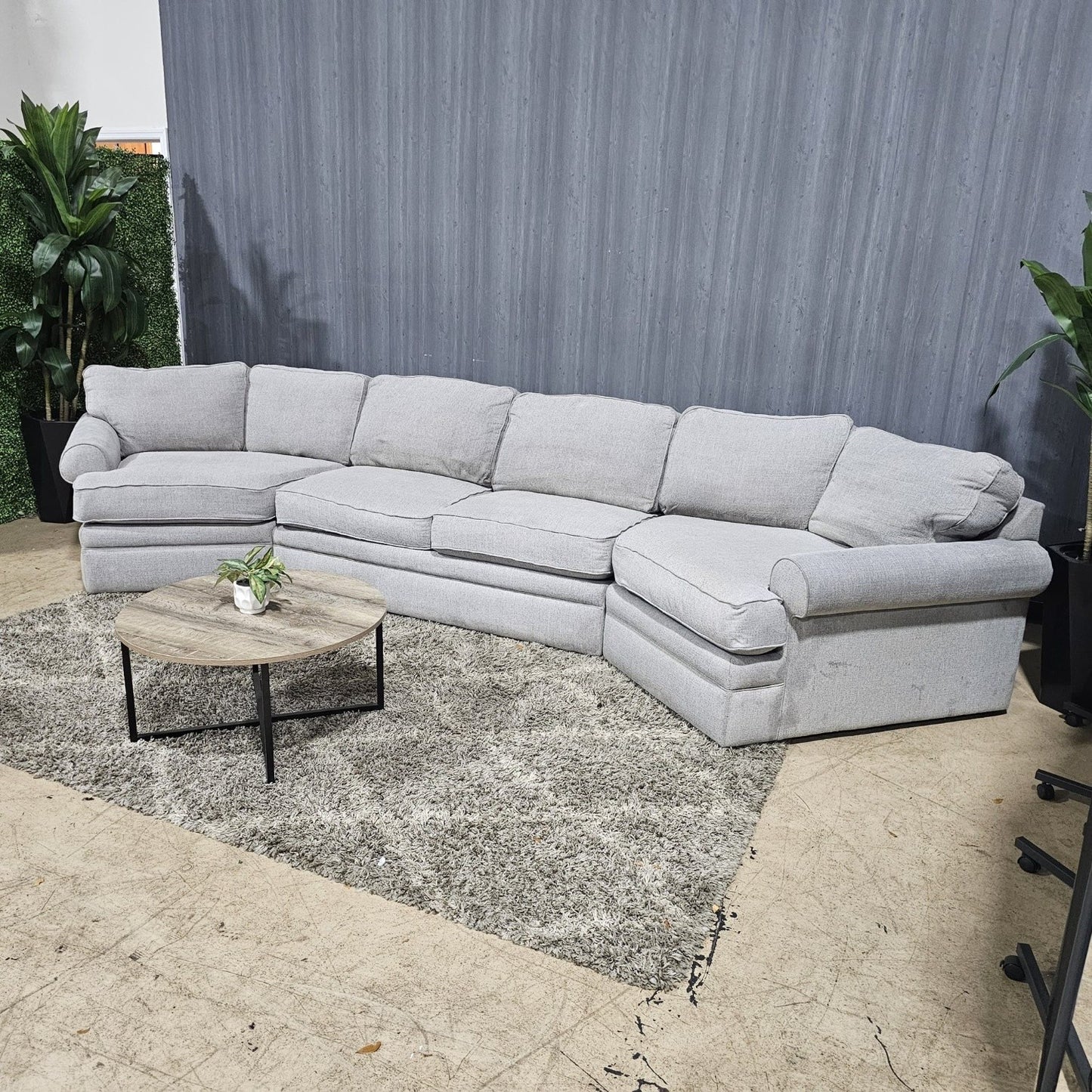 🛋️ Double Cuddler Sectional Sofa Couch (Delivery Available!! )