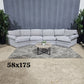 🛋️ Double Cuddler Sectional Sofa Couch (Delivery Available!! )