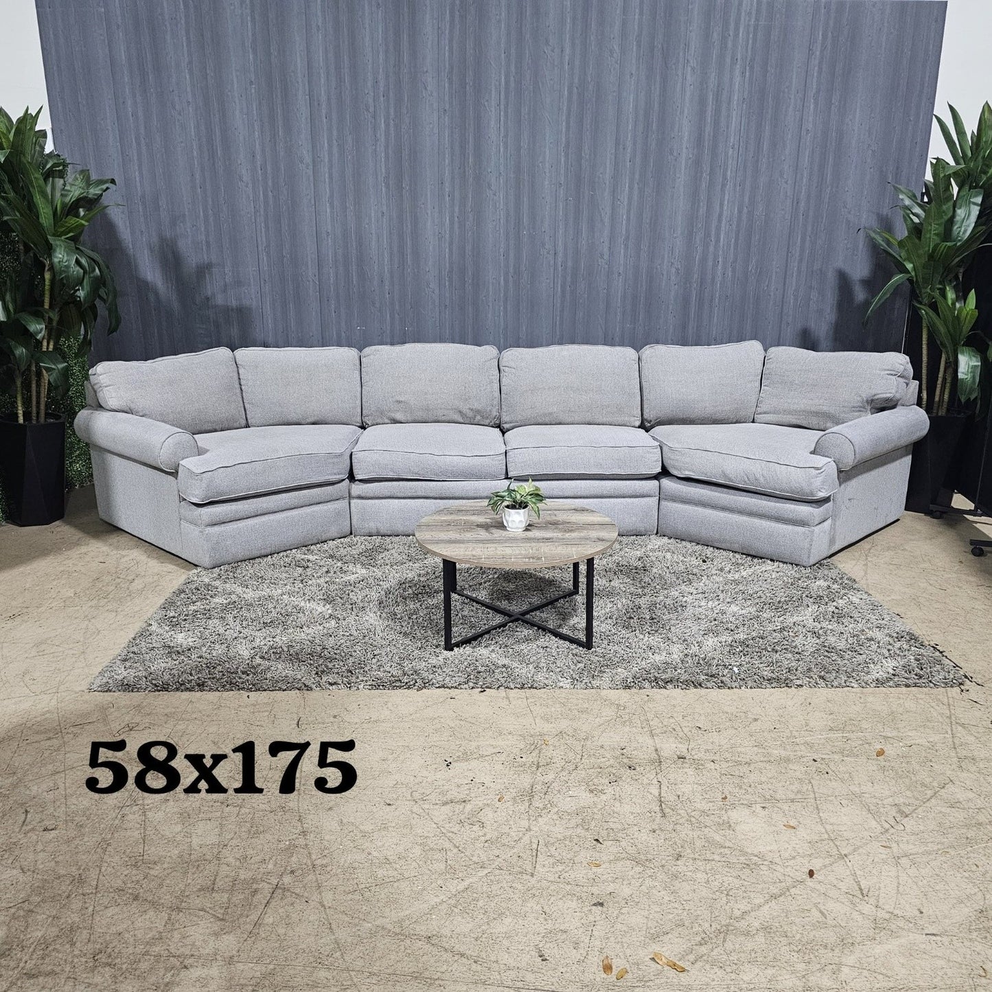 🛋️ Double Cuddler Sectional Sofa Couch (Delivery Available!! )