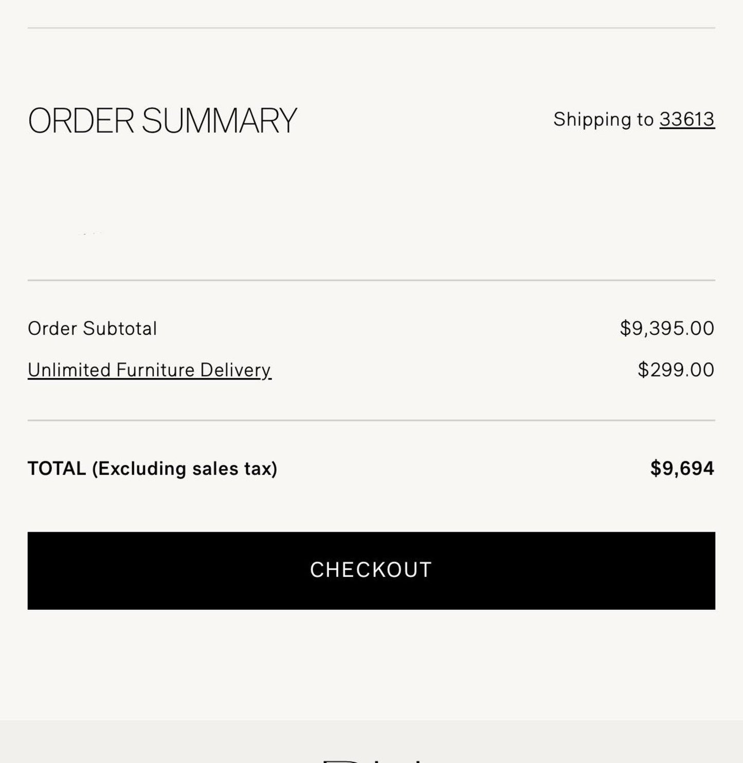 🛋️ Restoration Hardware Royal Blue Modular Sofa w/Ottoman (Delivery Available!! )
