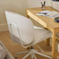 Rya Office Chair – Ivory Wool Bouclé | Brand New in Box