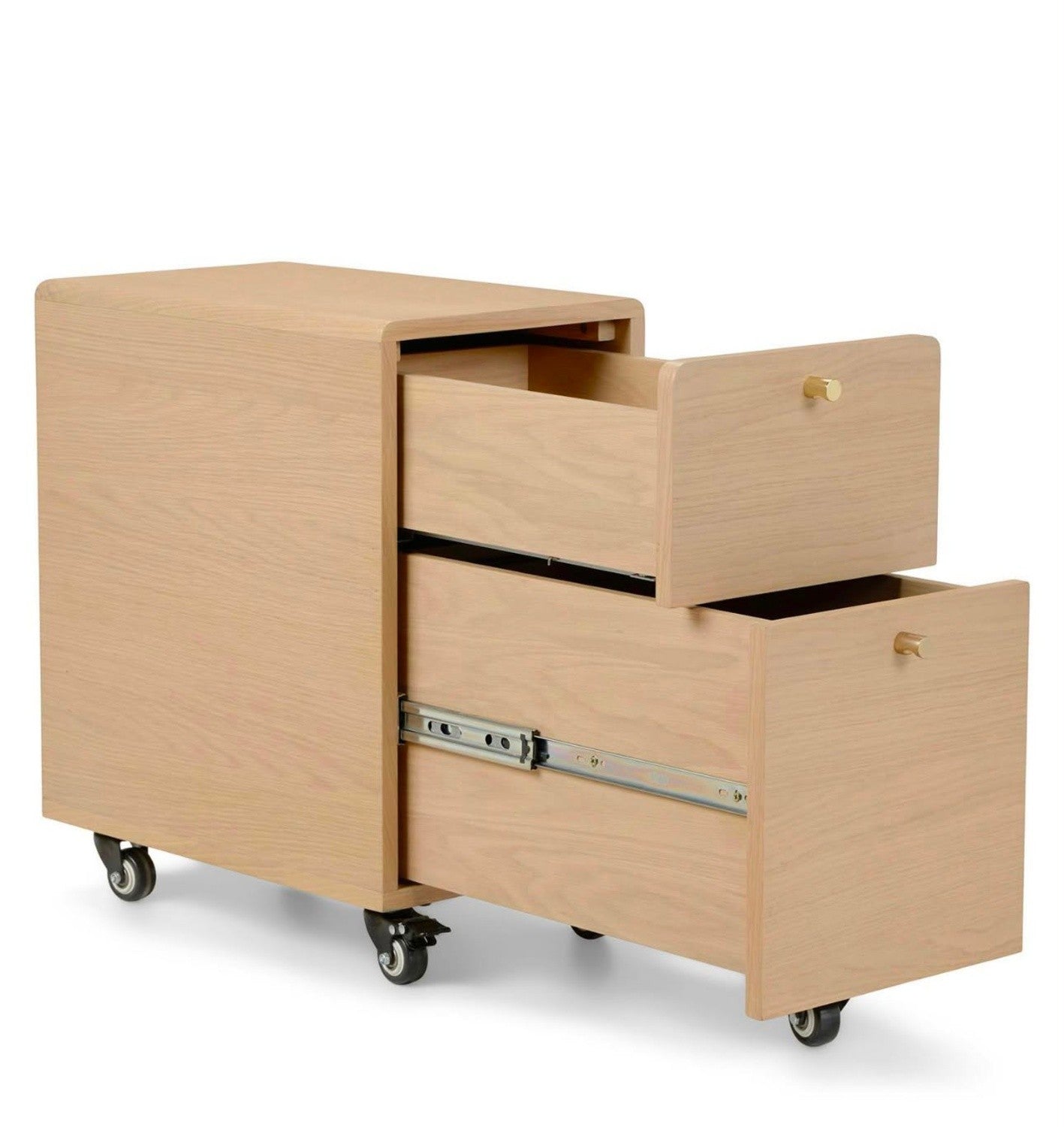 Krossa 12” File Cabinet – White Oak | Brand New in Box