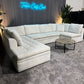 Cindy Crawford Home Sheridan Place 155” U-Shaped Sleeper Sectional | Off-White (Delivery Available!! )