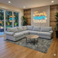 🛋️ Light Gray Symmetrical Sectional Sofa (Delivery Available!! )