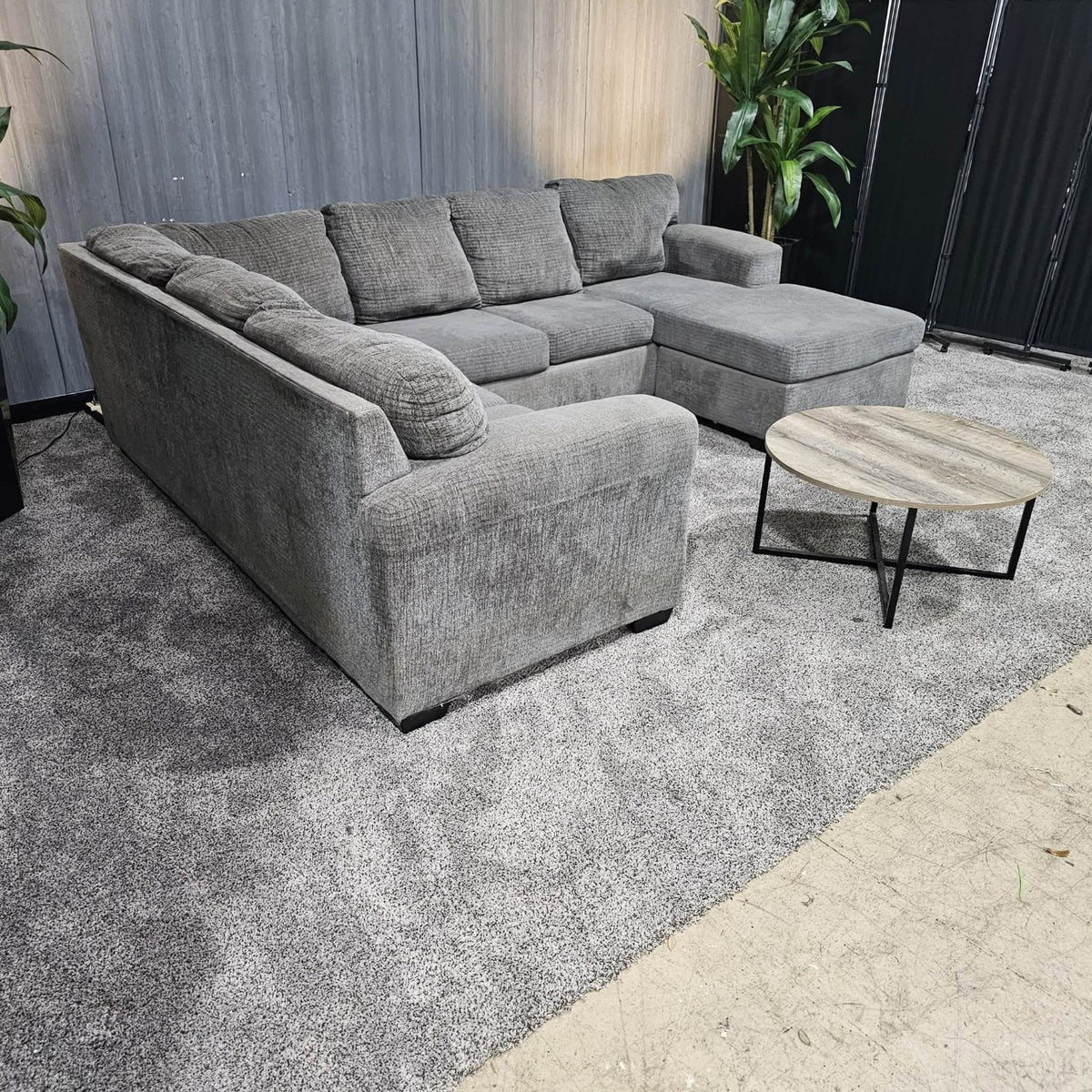 Large Ushaped Sectional, perfect size to fit most living rooms!