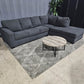 Comfy Charcoal Sectional Sofa (Delivery Available!! )