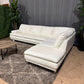 💎 White Natuzzi Leather Sectional Sofa (Delivery Available!! )