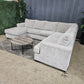Beige Ushaped Sectional Sofa (Like New )