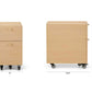 Krossa 12” File Cabinet – White Oak | Brand New in Box