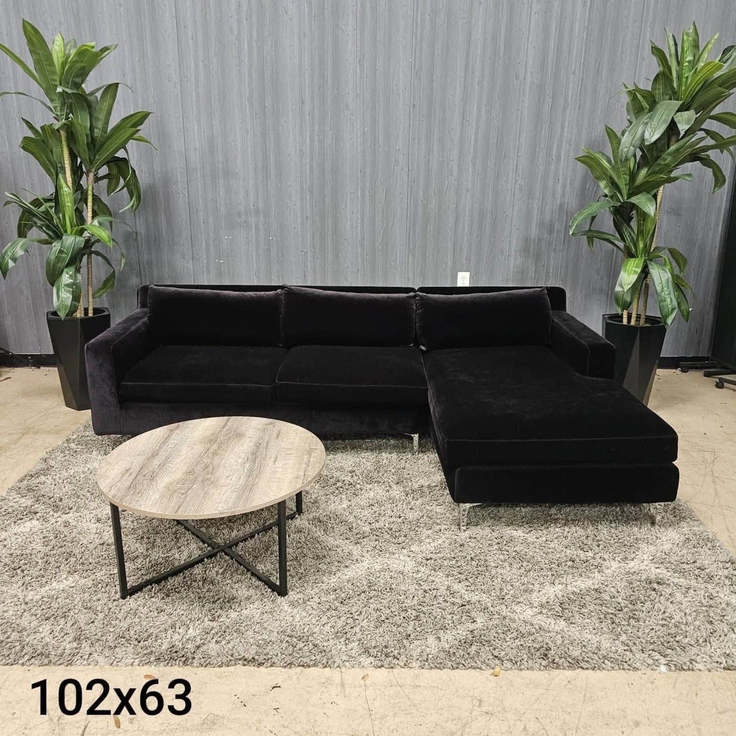 Rove Concepts - Velvet Sectional Sofa (Delivery Available!! )