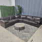 🛋️ Natuzzi X Cindy Crawford Leather Sectional Sofa (Delivery Available!! )