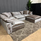RH- Gray Velvet Restoration Hardware Original Cloud Couch (5pc) | Luxe
