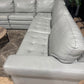 🛋️ Gray Havertys Leather Ushaped Sectional Sofa (Delivery Available!! )