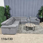Gray Reclining Sectional Sofa (Delivery Available!! )