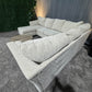 Cream Ushaped Sectional Sofa (Delivery Available!! )