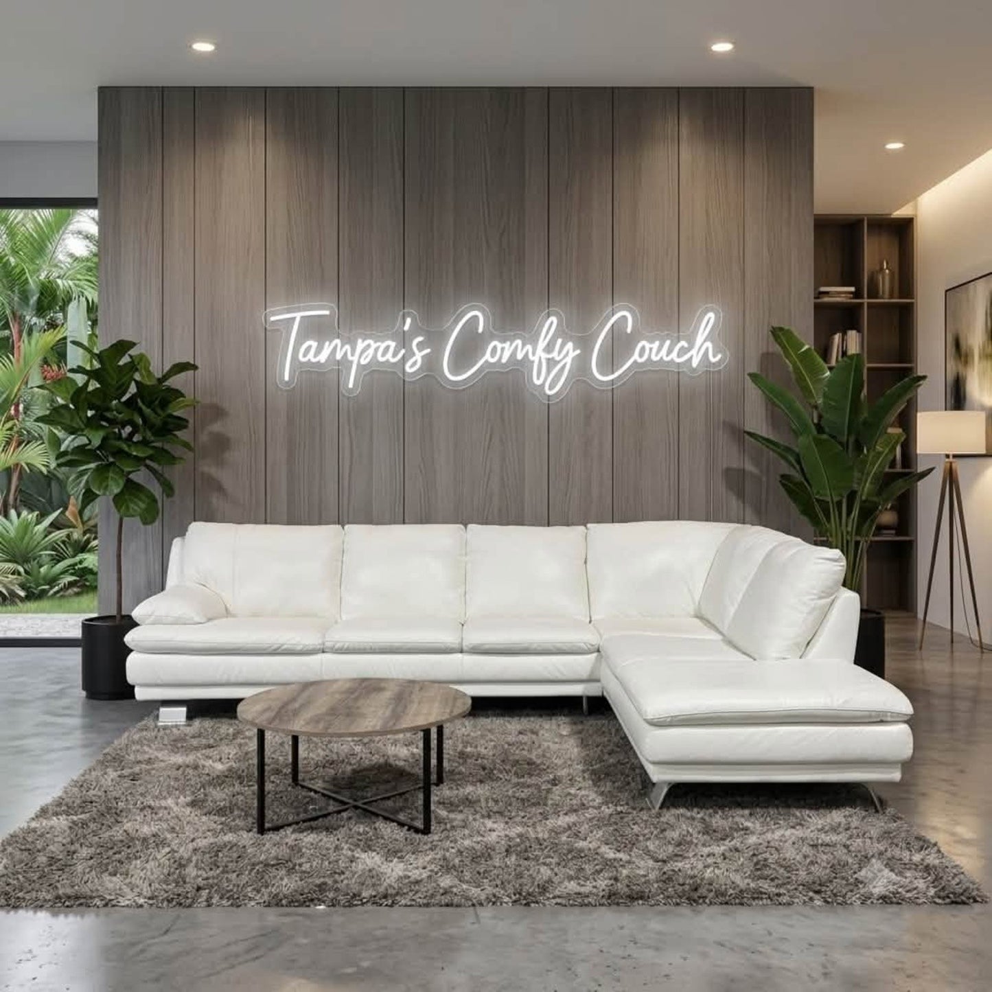 💎 White Natuzzi Leather Sectional Sofa (Delivery Available!! )