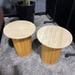 Article Tarvok Stone Side Tables | Set of 2 |  (Delivery Available!! )