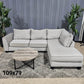 Small Gray Sectional Sofa (Delivery Available!! )