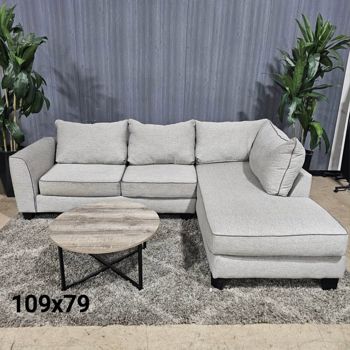 Small Gray Sectional Sofa (Delivery Available!! )