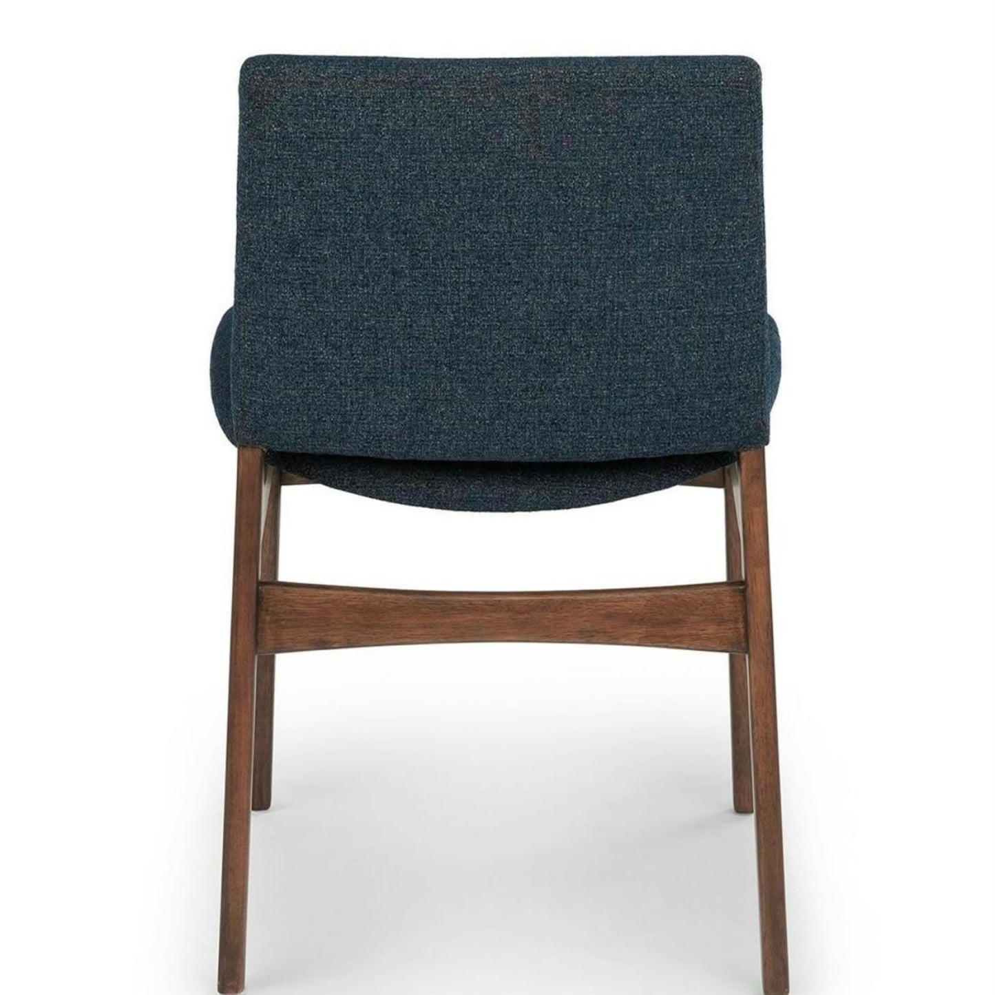 Nosh Dining Chairs – Walnut & Denim Blue | Set of 2 | Brand New in Box